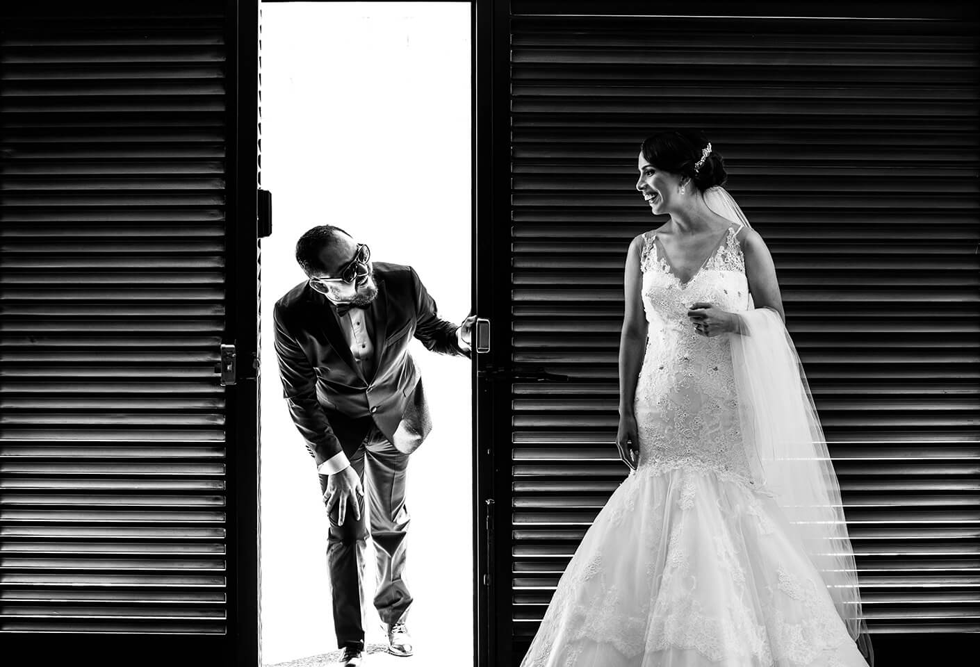 first look wedding day